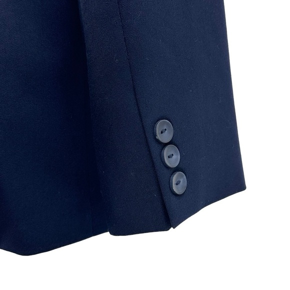 NEW PENDLETON Traditional Career Essentials Navy Blue Wool Blazer Jacket Size 8 - Picture 4 of 7